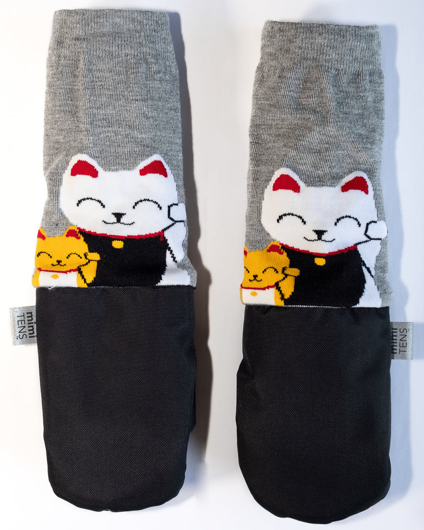 MITTENS - LUCKY CATS BLACK