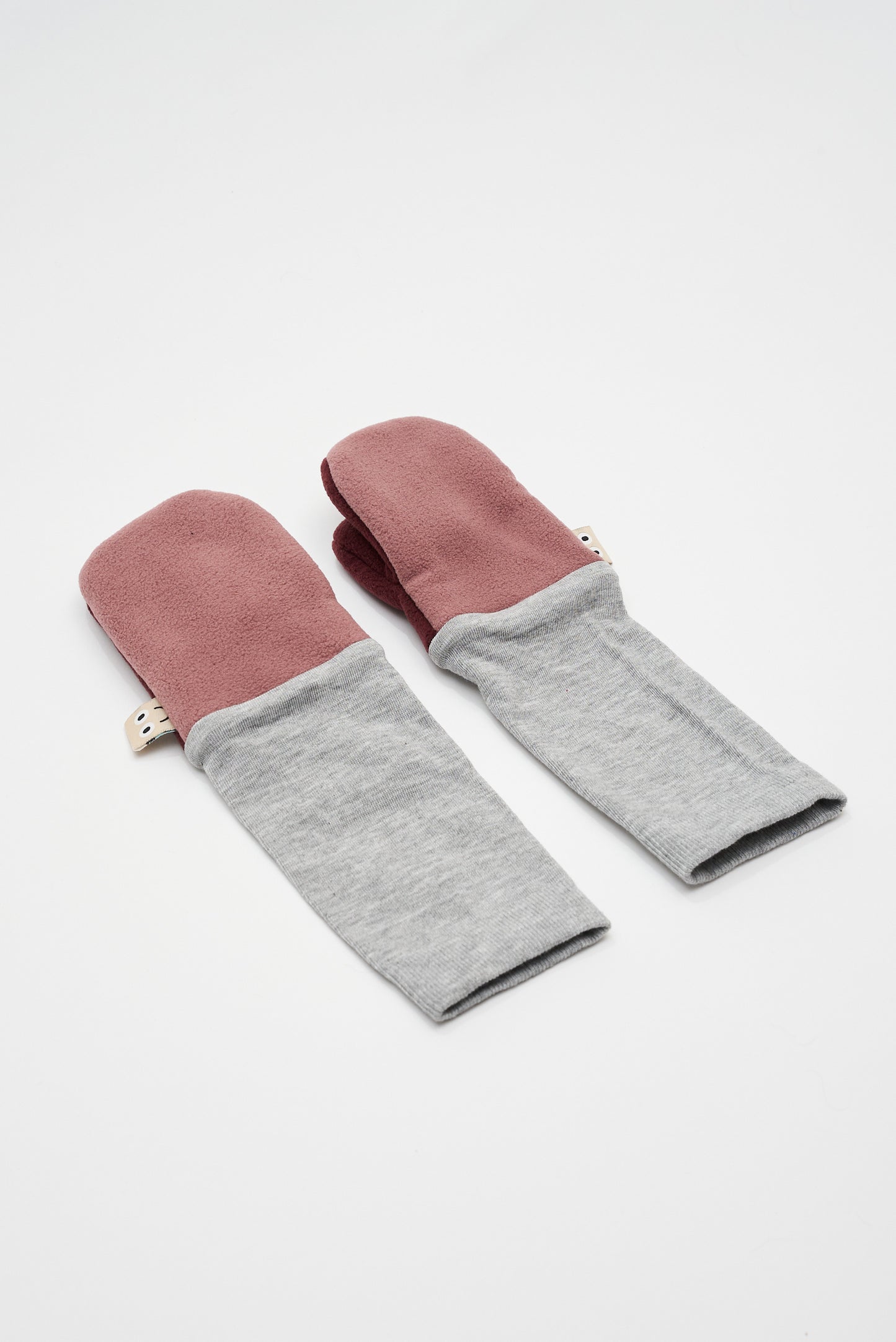 DOUBLE FLEECE - PINK + BURGUNDY