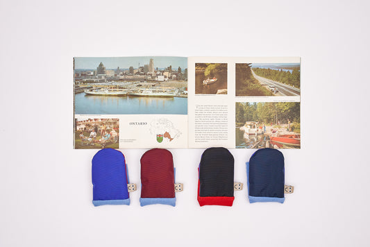SINGLE  - FLAT MITTEN - FLEECE X WEE WOOLIES MERINO